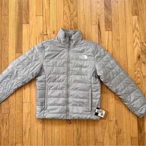 The North Face Men’s Light Gray Puffer Jacket